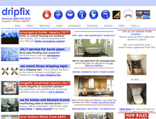 Tablet Screenshot of dripfix.co.uk